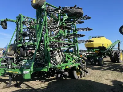 56' Working width, 12in. row spacing. Precision opener drill with single row openers. All Run Blocka...