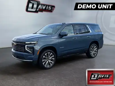 Experience unparalleled performance with the 2026 Chevrolet Tahoe High Country 4WD in a striking blu...