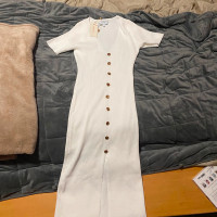 White RIHOAS  knit dress
