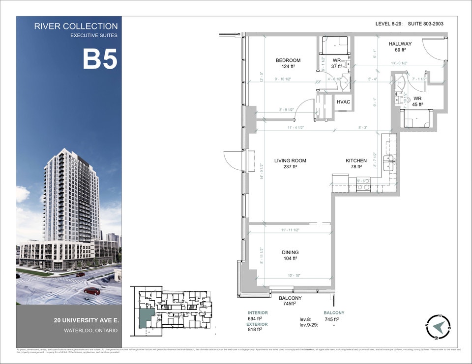 20 University - New Build 2026 - 1 Bed + Den, 1 Bath 3