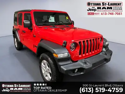 WE CAN GET YOU APPROVED ON THIS 2022 JEEP WRANGLER SPORT S UNLIMITED TODAY FEATURED OPTIONS -Technol...