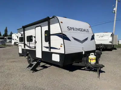 Keystone Springdale Mini travel trailer 1740RK highlights: 38in.in. Walk-In Shower Slide Out Booth D...