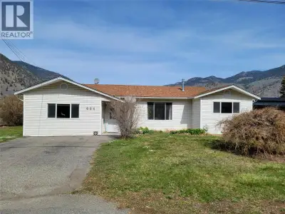 4 bed 3 bath family home and detached shop on corner lot in downtown Keremeos. Nearly 1/4 acre lot w...