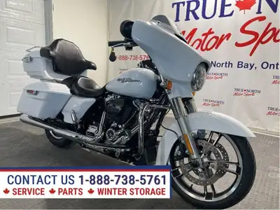 Crushed Ice Pearl Street Glide Special with just 7,785 kms at True North Motor Sports. Milwaukee Eig...