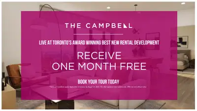 3 Bedroom Apartment for Rent - 299  Campbell Avenue