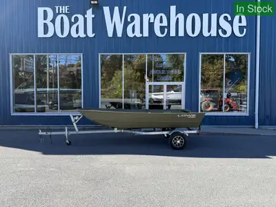2026 Lowe 1448M, Grass Green, Livewell Trailer $2,799.00 A Mod-V bow and flat bottom make the L1448M...
