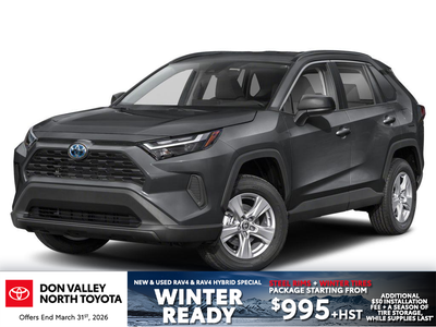 WAS: $43888 NOW: $43588 plus taxes and licensing feesThe 2025 Toyota RAV4 Hybrid LE delivers excepti...