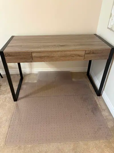 Ikea desk and mat, View more