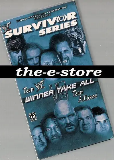 Wrestling VHS/DVD 2001 - SURVIVOR SERIES. WWE/WWF/WCW/NWA/TNA., View more