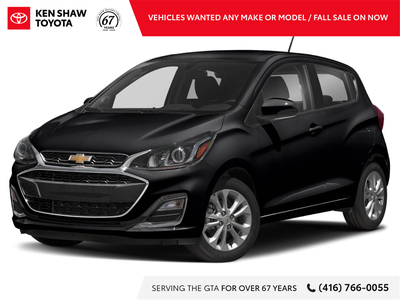 Mosaic Black Metallic 2022 Chevrolet Spark LS! We are the longest-standing Toyota Dealership in Toro...
