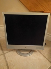 17" HP LCD MONITOR W/ ACCESSORIES ONLY $40!!