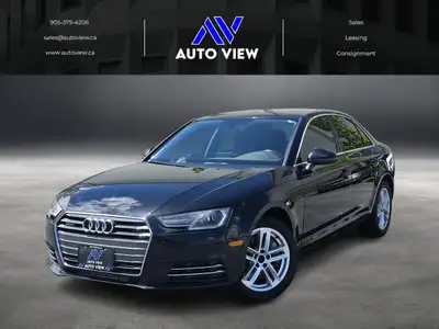 Welcome to Auto View! JUST ARRIVED!! 2017 Audi A4 Komfort!! **LOW MILEAGE** The 2017 Audi A4 Komfort...