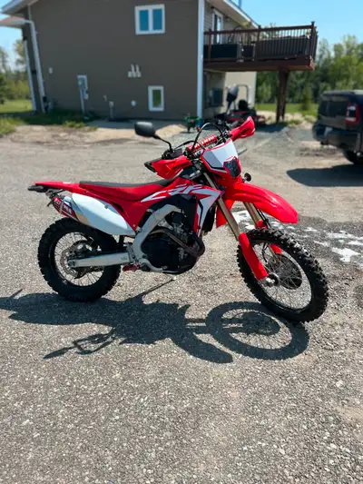FOR SALE: 2019 Honda CRF450L — Low KM & Loaded! Only 1,068 KM — Extremely Clean & Well Maintained Po...