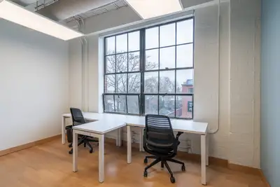 A fully customizable and perfectly sized workspace rental for two. FORMER INDUSTRIAL SPACE TRANSFORM...
