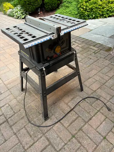 Ryobi 10” table saw with stand, View more