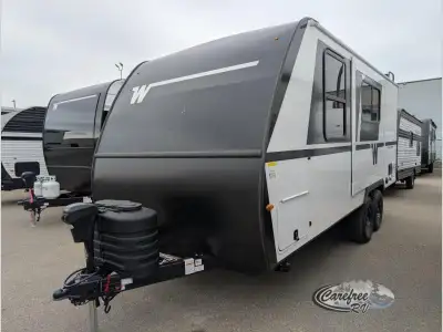 Winnebago Micro Minnie travel trailer 2108DS highlights: Front Murphy Bed Full Rear Bathroom 10 Cu....