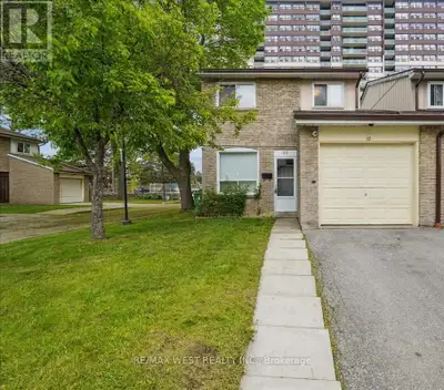 Spacious end-unit condo townhouse that feels like a semi-detached, featuring 4 bedrooms on the secon...