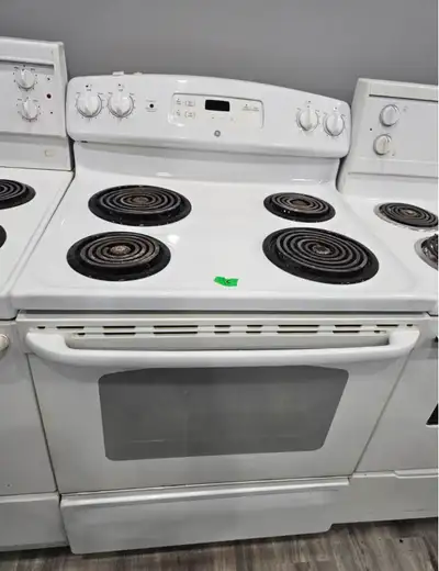 GE 30" White Electric Coil Top Stove Oven Range CAN DELIVER, View more