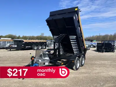 Canada Trailers Heavy Duty Dump Trailers 7,560 lbs. GVWR is $10,390.00 or $207.77/month! Ord: 83692...