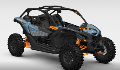 2026 Can-Am Maverick X3 DS Turbo – Scandi Blue & Orange Crush The 2026 Can-Am Maverick X3 DS Turbo i...
