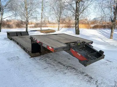 AMVIC licensed business DD1754 2021 Brandt 12 Wheel Double Drop Low Bed Measurements Overall trailer...