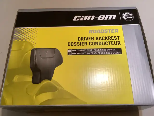 Drivers Backrest - Can Am Spider LTD in Motorcycle Parts & Accessories in Gaspé - Image 4