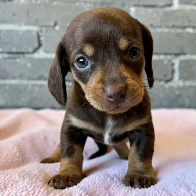 chiot teckel mini dachshund prêt à quitter | Dogs & Puppies for ...