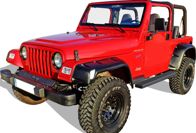 Running boards Jeep Wrangler 1987- 2017 2 dr in Auto Body Parts in Mississauga / Peel Region - Image 2