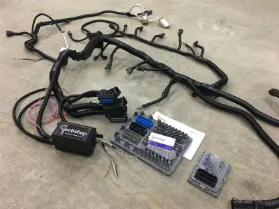 Custom wiring harnesses using all new coverings. I can rework your engine harness as required. Remov...