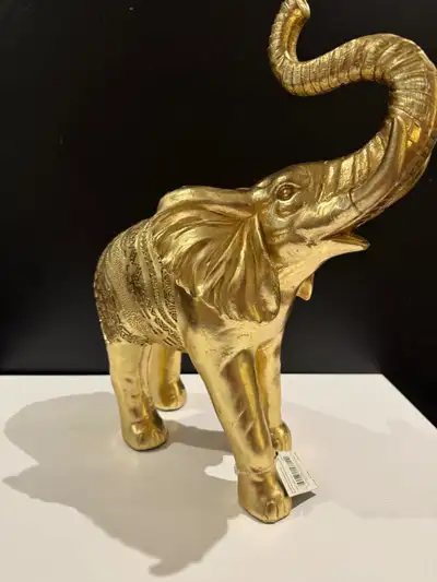 golden elephants  and buddhas decor, View more