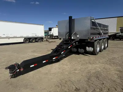 AMVIC licensed business DLR-GP139 2025 Load Line 17' Triaxle Pony Pup Gravel Trailer 8’W x 17’L squa...