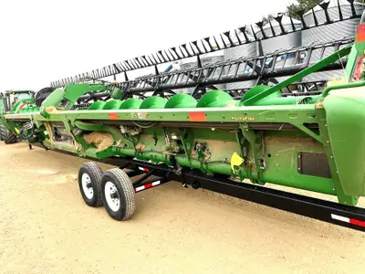 40' Header Trailer, 700FD Mounts. At Central Butte Dealership. Ask for Morgan: 306-561-7933. Or Ask...