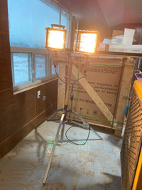 CEP 5810 1,000W Adjustable Pedestal Work Lights
