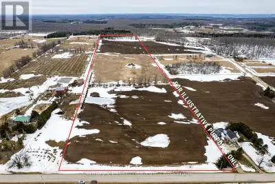 25 plus acres of mostly rolling agricultural land on a paved road on top of the escarpment in the to...