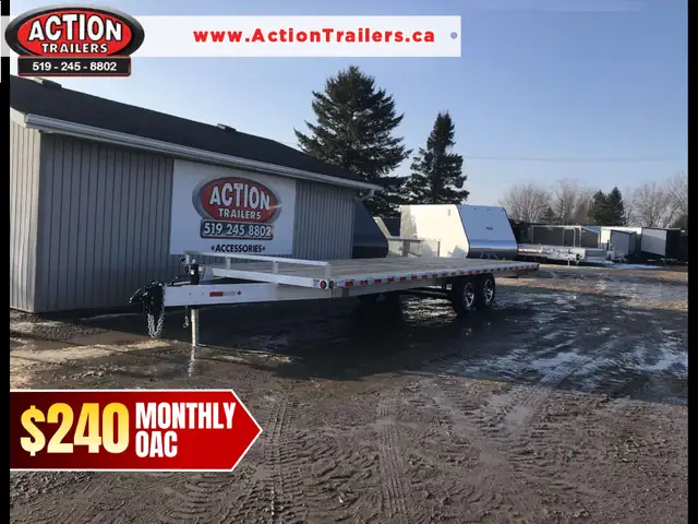 2026 ACTION SERIES MENNONITE MADE ALUMINUM DECKOVER SERIES in Cargo & Utility Trailers in London - Image 2