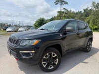 2018 JEEP COMPASS TRAILHAWK 4X4 ABSOLUTELY GORGEOUS NO ACCIDENTS MUST SEE ONLY $138.66 BI WEEKLY WIT... (image 1)