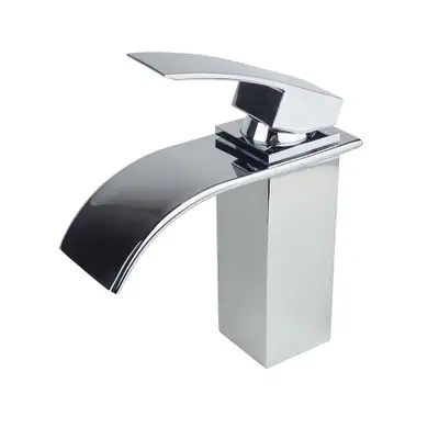 Bathroom Faucet Waterfall - Chrome, View more