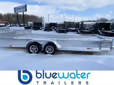 Canadian Mennonite Built Tandem Axle Aluminum Utility Trailer is $7,075.00 or $141.49/month! Ord: E1...