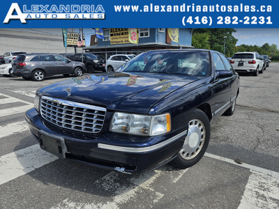 1998 CADILAC DEVILLE 6 PASSANGERS CLEAN AND LOW KM'S 178/ LEATHER/ SUNROOF/ ALLOY WHEELS/ WINTER TIR...