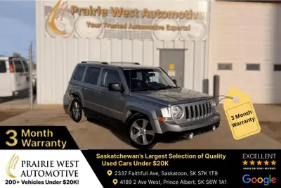 Welcome to Prairie West Automotive. 2017 Jeep Patriot High Altitude Edition Call: (306) 380-8858 Tex...