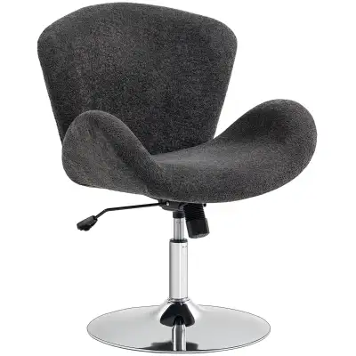 Swivel Office Chair, Velvet Desk Chair with Wide Bucket Seat, Bu, View more