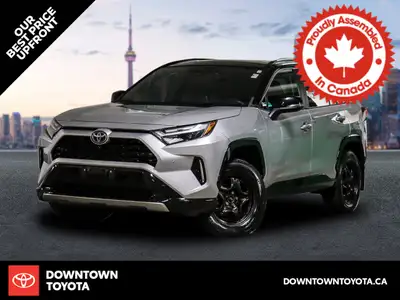 This 2022 Toyota RAV4 Hybrid XSE Premium AWD delivers a perfect blend of sporty design, advanced tec...