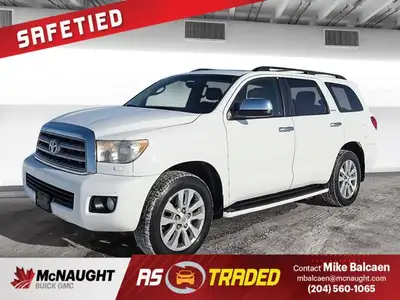 This 2013 Toyota Sequoia Limited is powered by a robust 5.7L V8 engine paired with a smooth 6-speed...