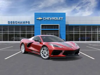 Cette Chevrolet Corvette 2026 version Cabriolet Stingray neuf, offert par Deschamps Chevrolet Buick...