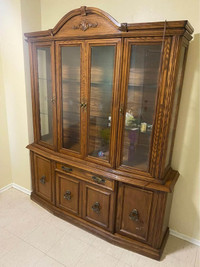 Moving sale hutch cabinet buffet