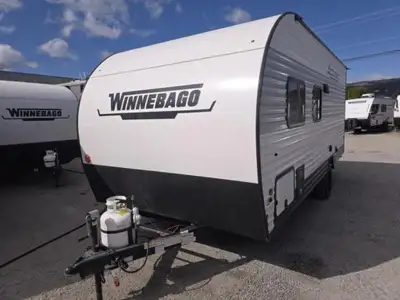 Winnebago Access travel trailer 18DBH highlights: Rear Corner Bath Bunk Beds Front Queen Bed Pass-Th...