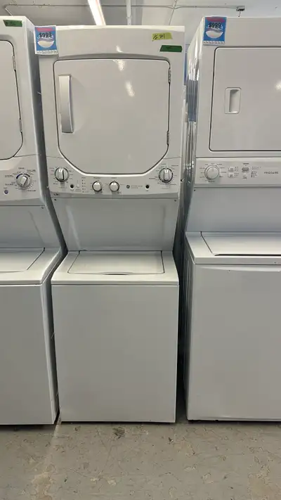 3801-Laveuse Sécheuse Combiné GE Washer Dryer Unitized, View more