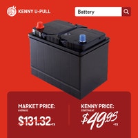 Car Batteries with 2 Years Warranty Starting at only $49.95! Peterborough Peterborough Area Preview