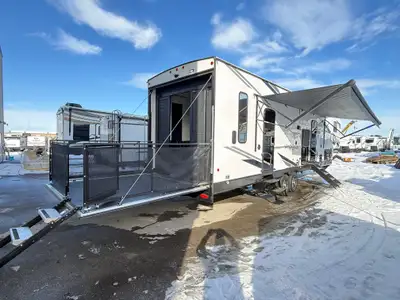 The 2023 Wolf Pack 315PACK12 is a large, well-equipped toy hauler built for campers who want to brin...