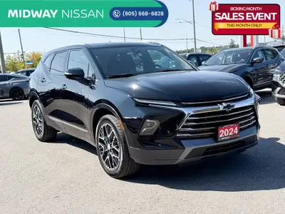 2024 Chevrolet Blazer Premier – Black 3.6L V6 • AWD • 9-Speed Automatic • Low KM • No Accidents Take...